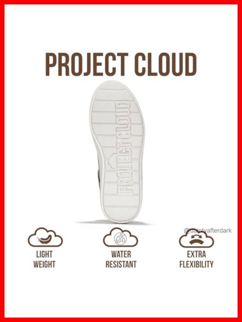Women's Platform Sneakers - Memory Foam Insole, Wedge Heel, Non-Slip, 1.9" Sole - Picture 4 of 5